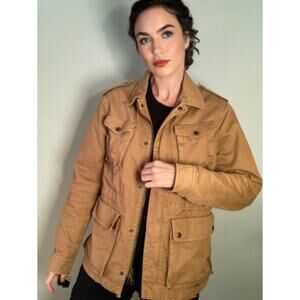 Banana Republic Vintage Cotton Field Safari Jacket 90s Y2K ~ Men M | Women L/ XL